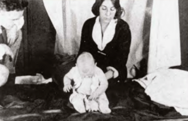 An 11-month-old called Little Albert plays his part in a famous behaviorist experiment.